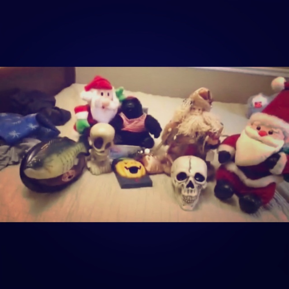 Lots of Christmas and Halloween stuff